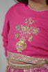 Pink Floral Lehenga